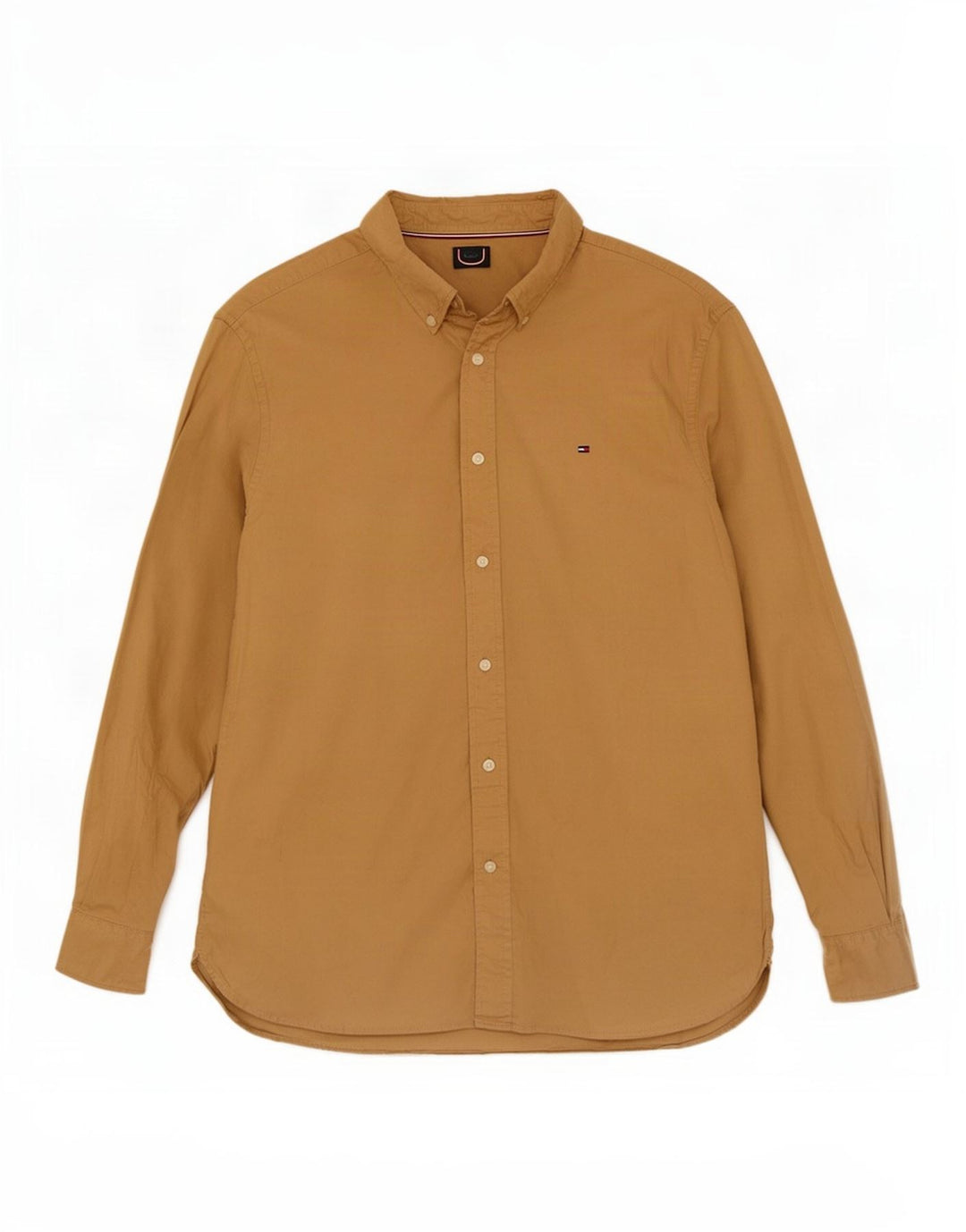 Camisa masculina Tommy Hilfiger XL algodão bege