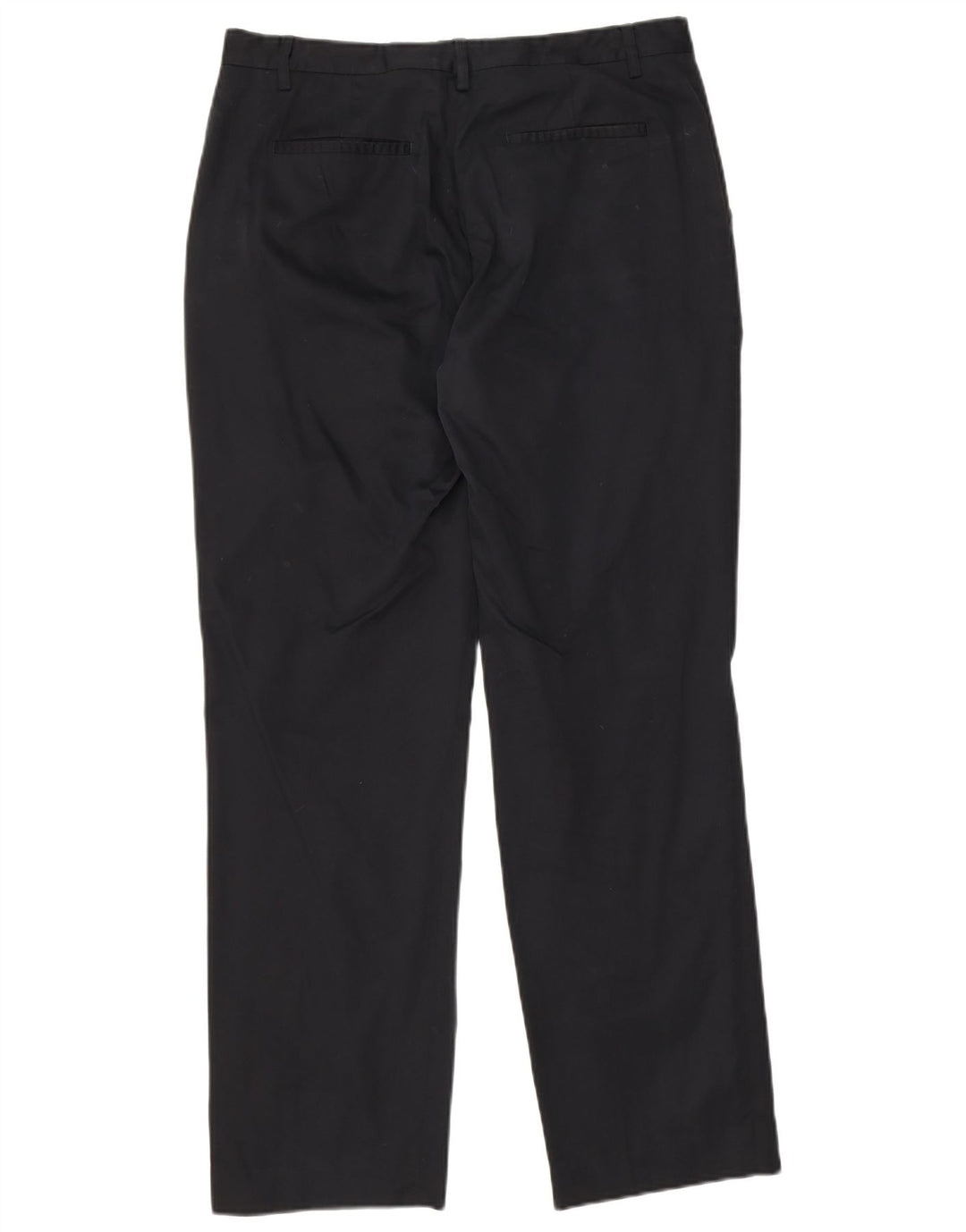 Calça masculina de terno reto Ted Baker W34 L30 algodão preto