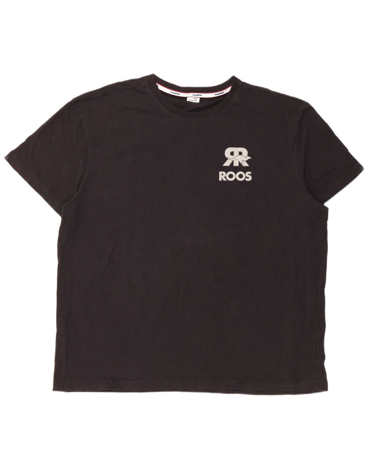 Camiseta gráfica masculina Kangaroos XL preta