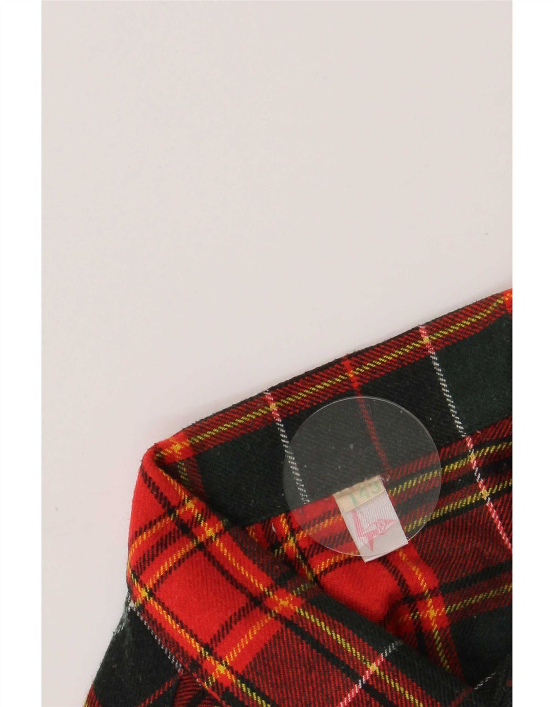 Camiseta masculina vintage de flanela tamanho 43 grande lã xadrez vermelha