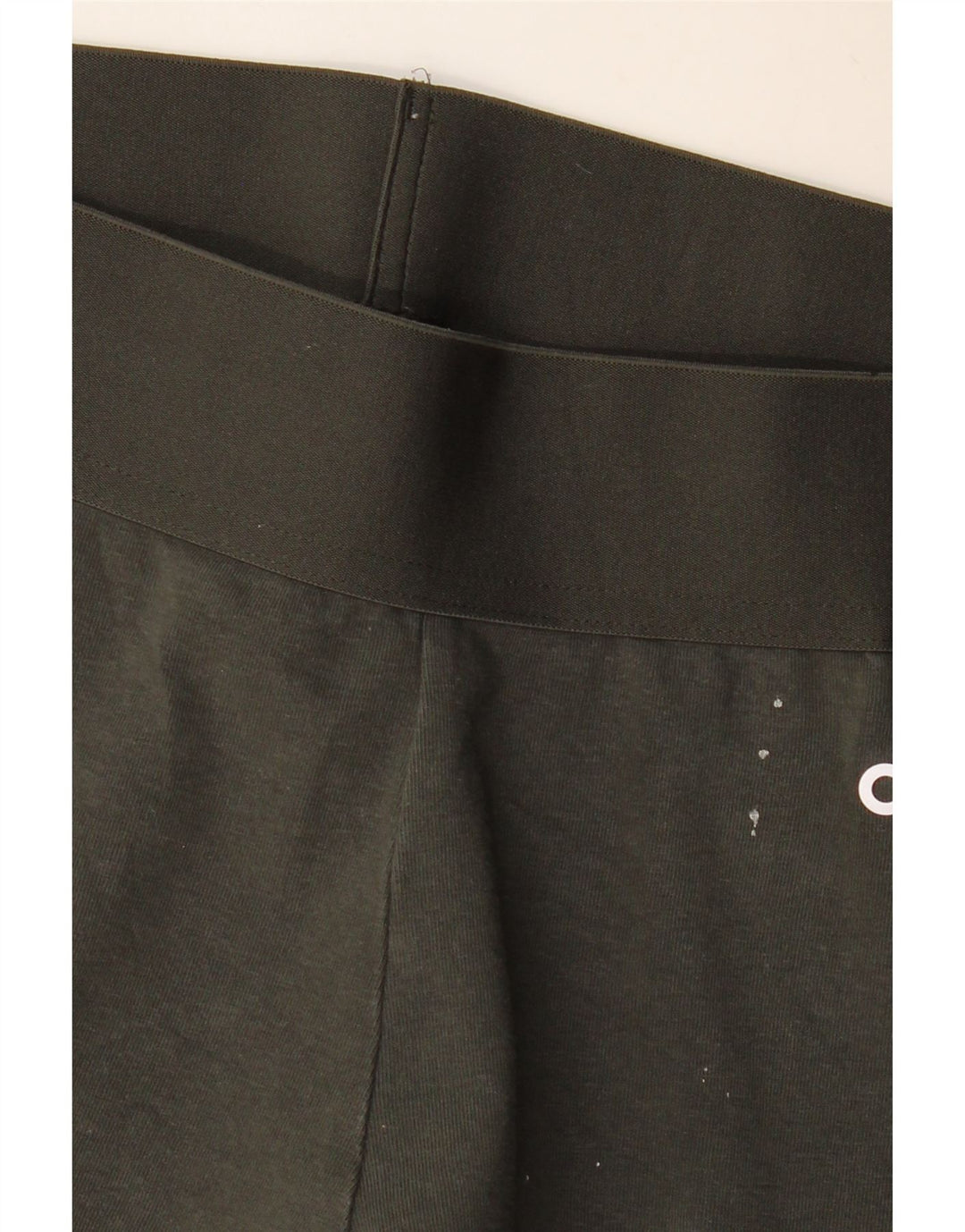 Leggings Adidas Femininas UK 12/14 Médio Algodão Cáqui