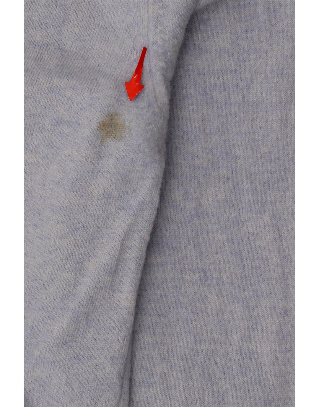 FRED PERRY Suéter masculino com gola V e lã azul pequena