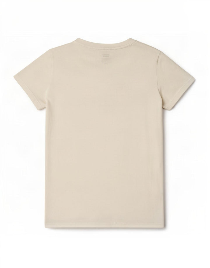 Camiseta feminina gráfica Levi's Top UK 10 pequena branca