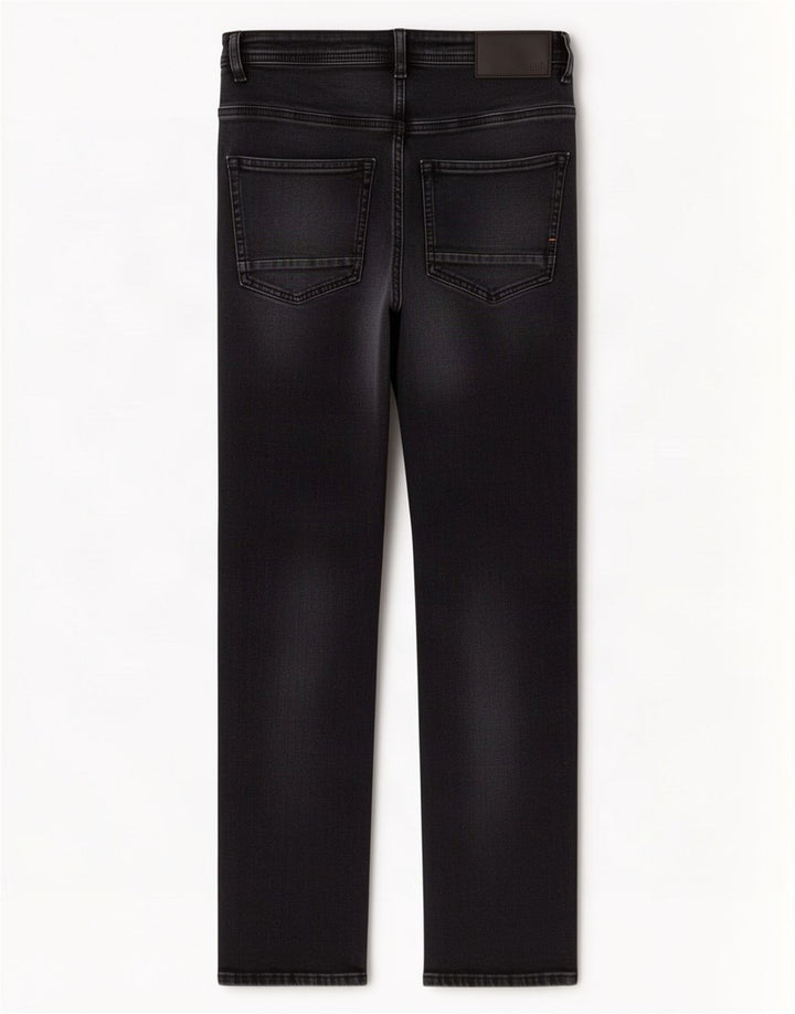 Hugo Boss Masculino Delaware Slim Jeans W30 L30 Preto