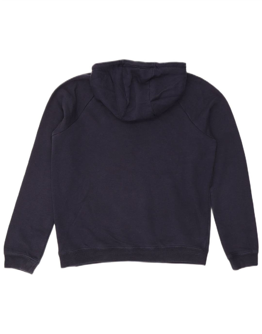 NIKE Mens Hoodie Jumper Pequeno Algodão Azul Marinho