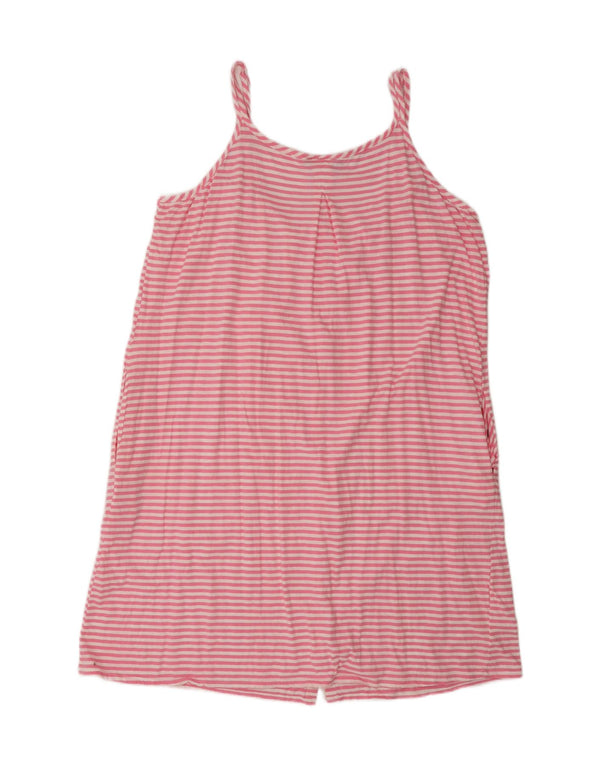 Ralph Lauren Vestido de verão feminino UK 18 XL algodão listrado rosa