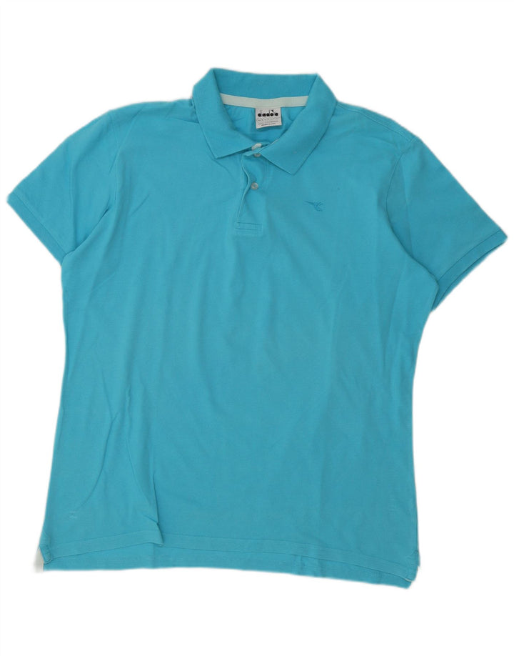 Camisa polo masculina Diadora XL azul