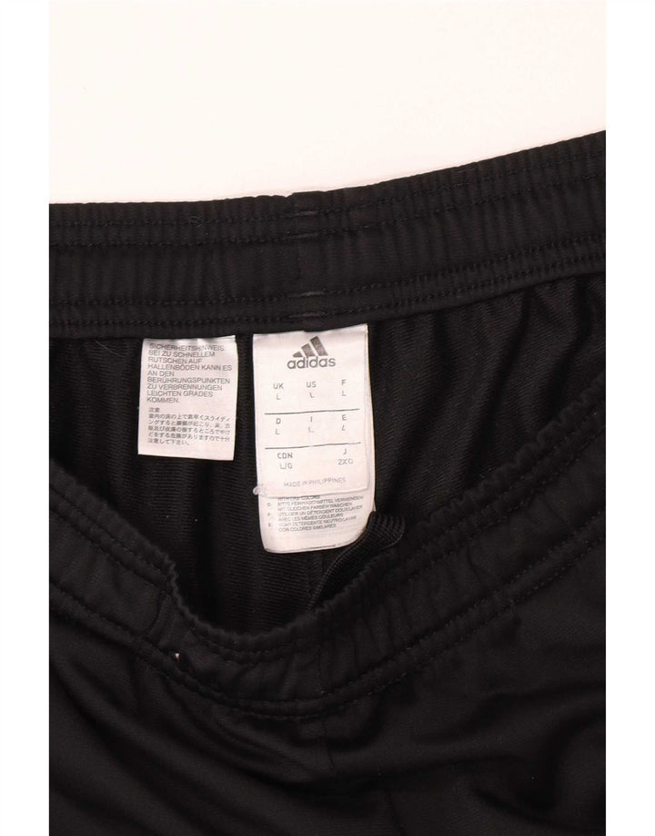 Adidas Mens Treino Calças Joggers Grande Poliéster Preto