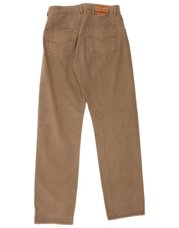 Jeans retos masculinos Diesel W32 L33 algodão marrom