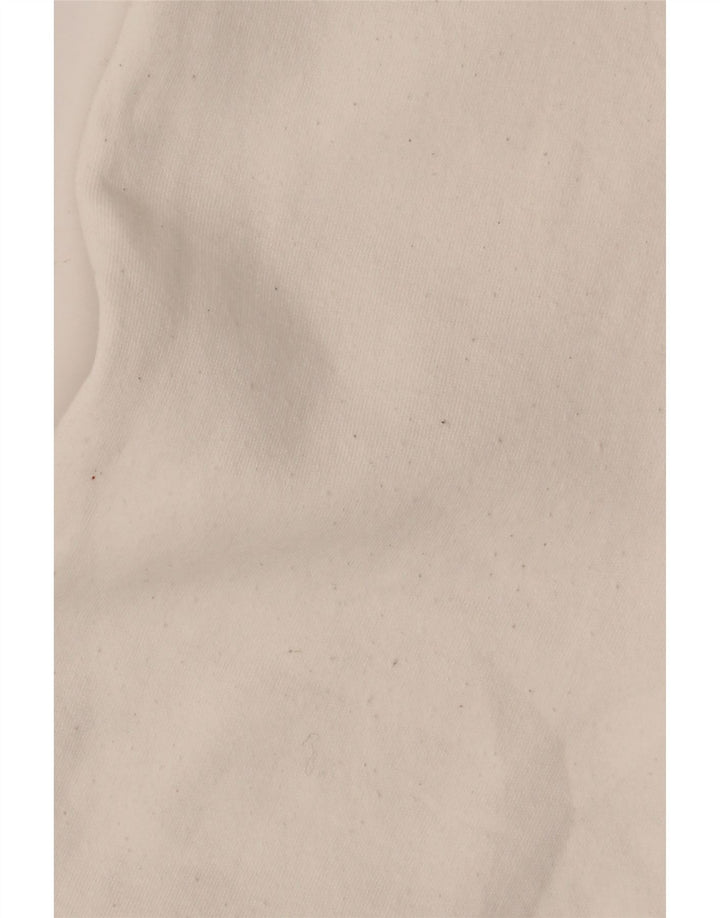 Calça de treino feminina Zara Joggers UK 8 pequeno branco
