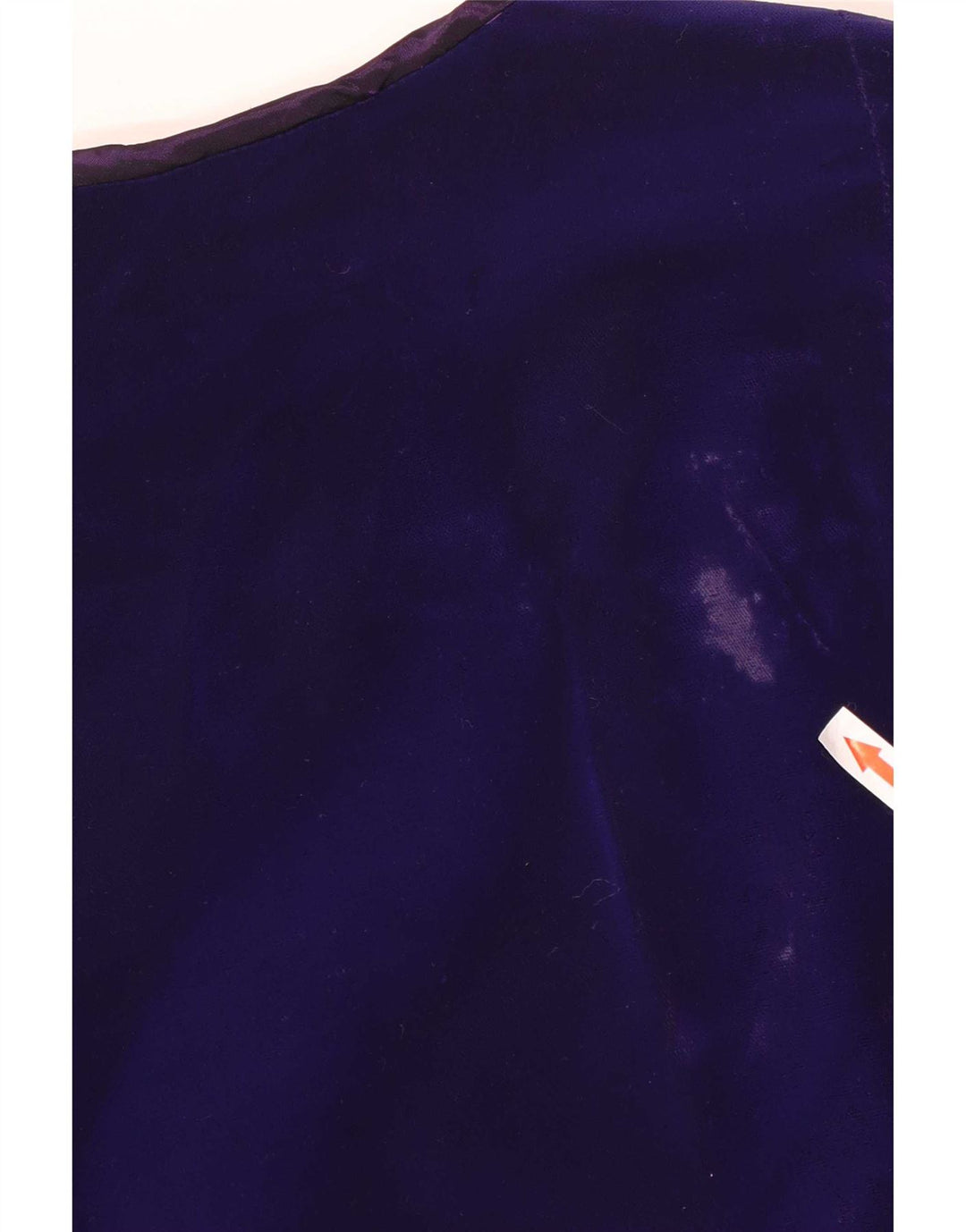 Jaqueta blazer feminina vintage de veludo com 5 botões Reino Unido 14 roxo médio