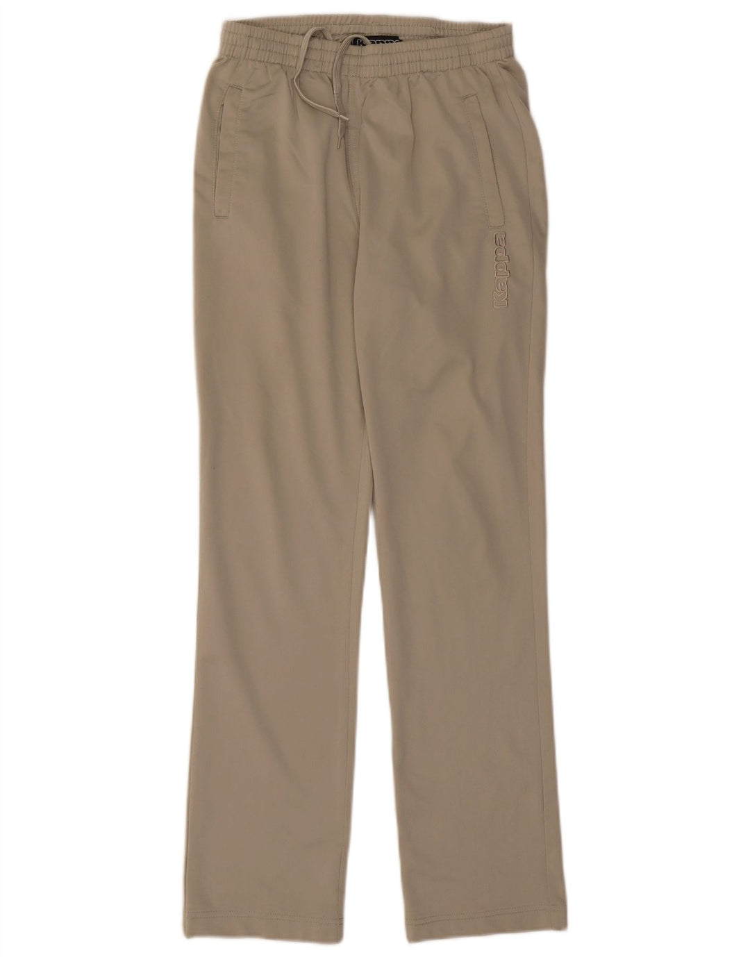 KAPPA Mens Full Tracksuit Pequeno Bege Colourblock Poliéster