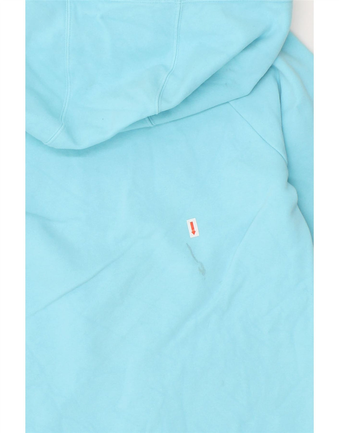 UNDER ARMOUR Womens Graphic Hoodie Jumper UK 6 XS Blue Cotton Vintage Under Armour and Second-Hand Under Armour from Messina Hembry 