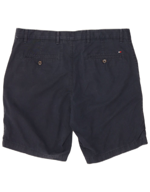 Tommy Hilfiger Mens Chino Shorts W36 Grande Algodão Azul Marinho