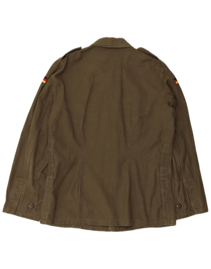 Jaqueta militar masculina VINTAGE UK 36 pequena verde