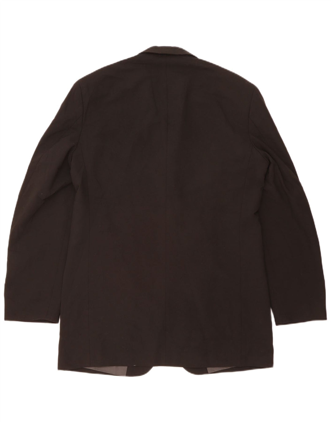Jaqueta blazer masculina de 3 botões Marks & Spencer Reino Unido 40 poliéster preto médio
