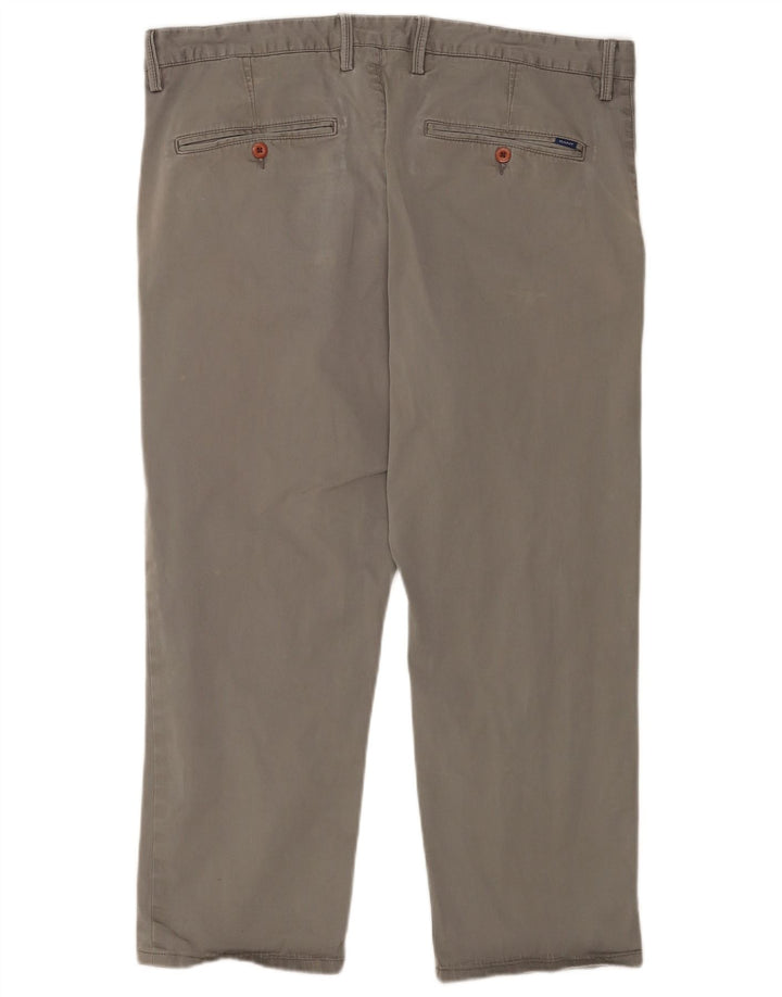Calça masculina Gant cortada W38 L25 algodão cinza