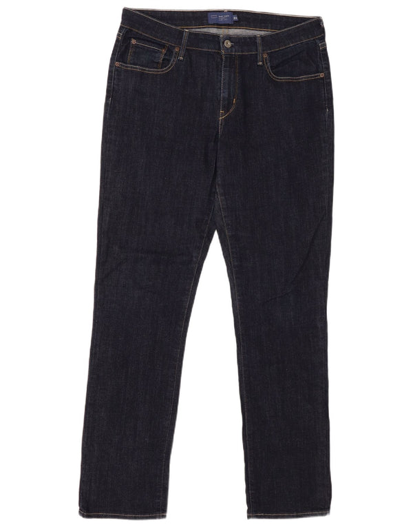 Calça jeans feminina Levi's Demi Curve Classic Fit Slim W32 L32 azul marinho algodão