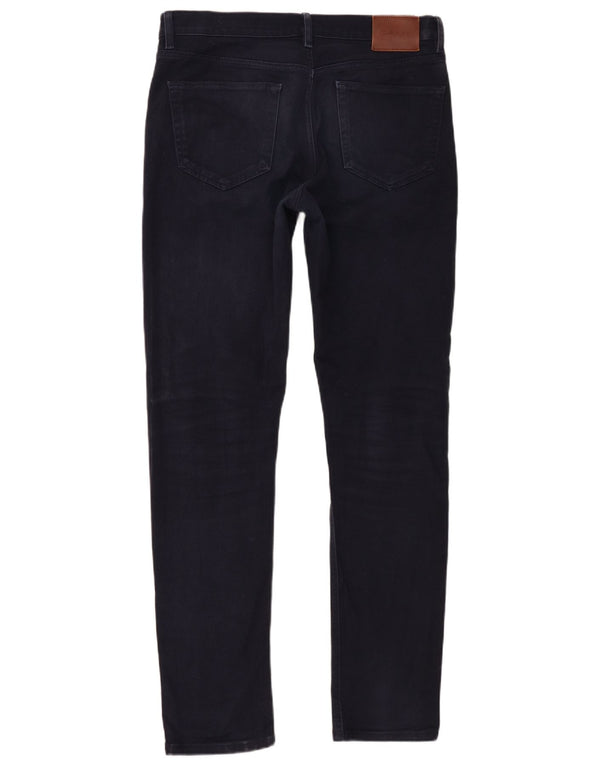 Calça masculina Gant Slim Fit casual W33 L34 azul marinho algodão