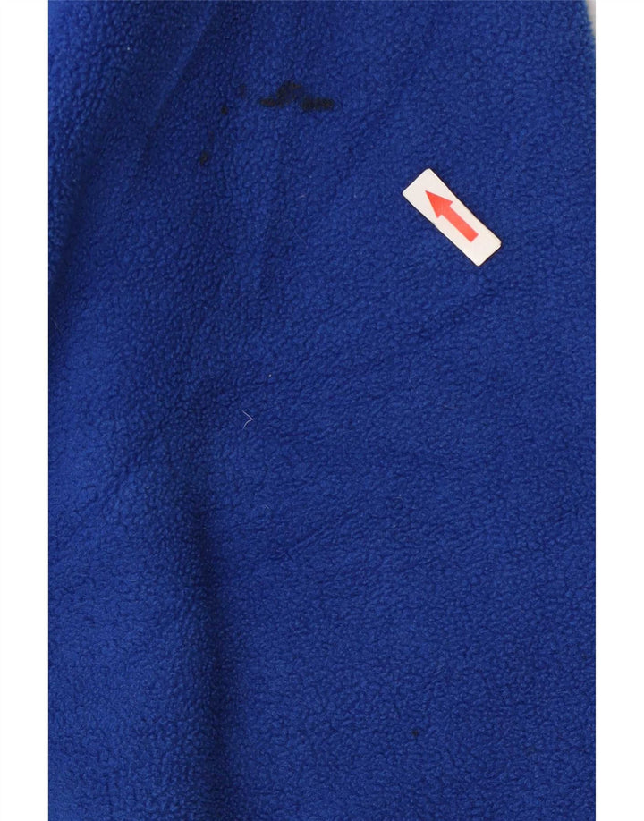 Jumper de lã Anorak gráfico masculino vintage XL azul