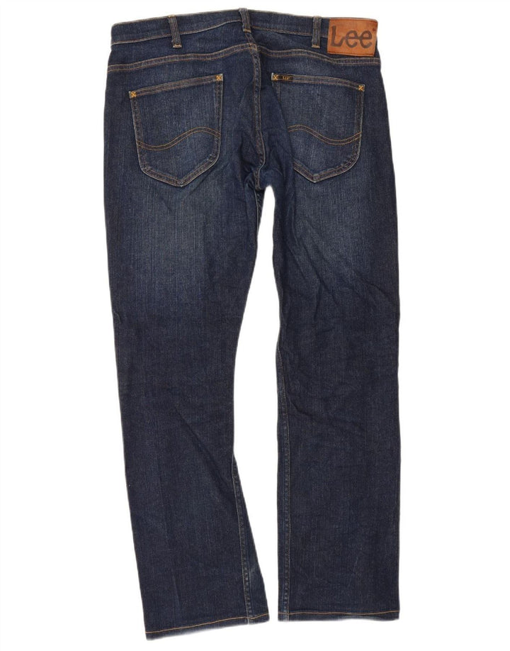 Lee Mens Powell Bootcut Jeans W36 L34 Azul Marinho Algodão