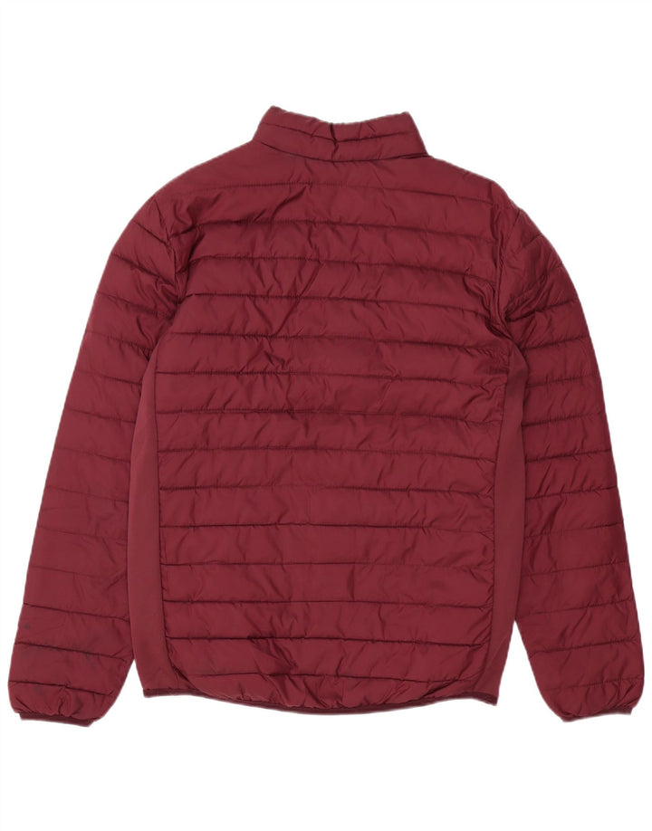 Jaqueta acolchoada masculina Jack & Jones UK 38 poliéster médio Borgonha