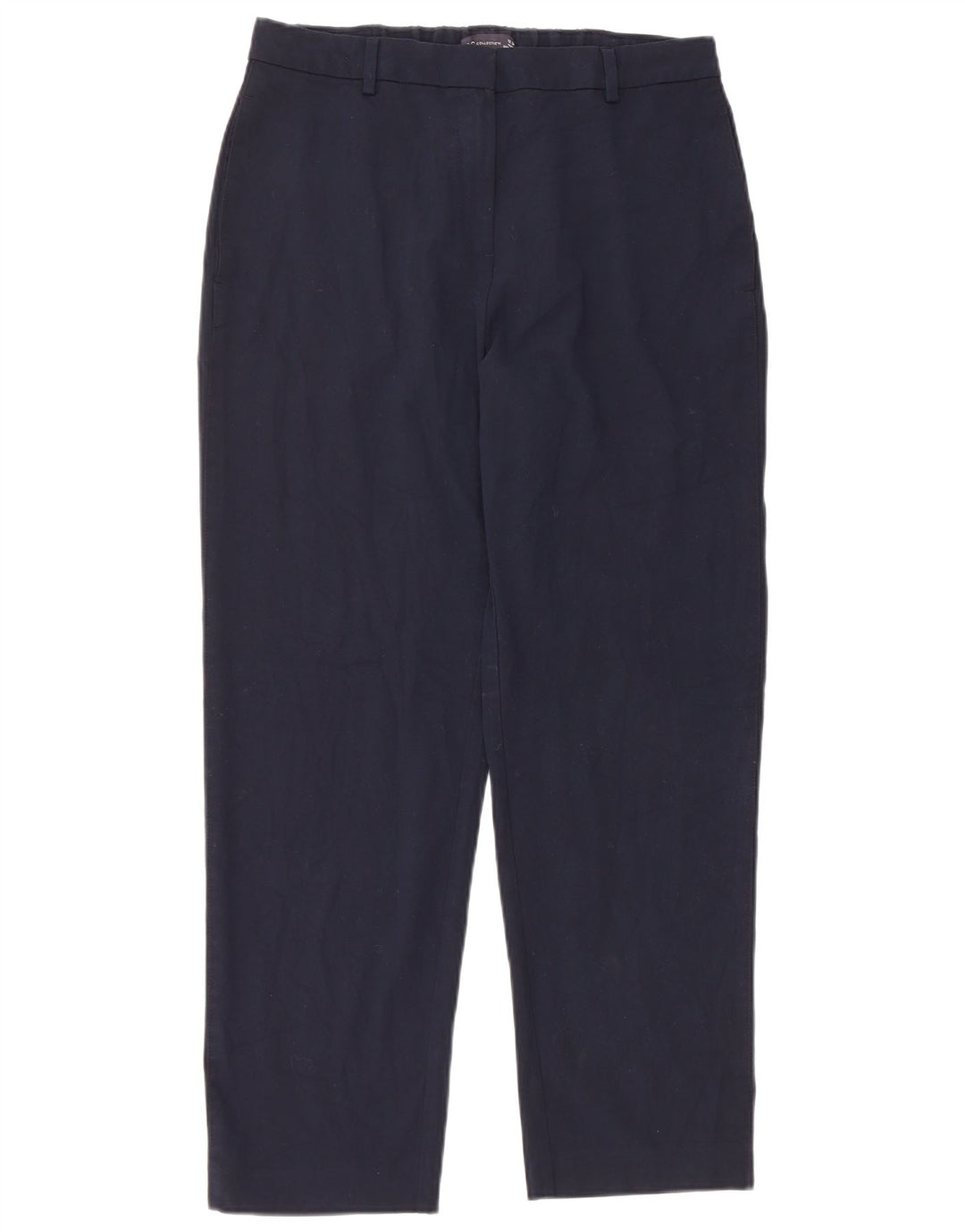 Calça feminina Marks & Spencer Reino Unido 12 médio W30 L28 azul marinho