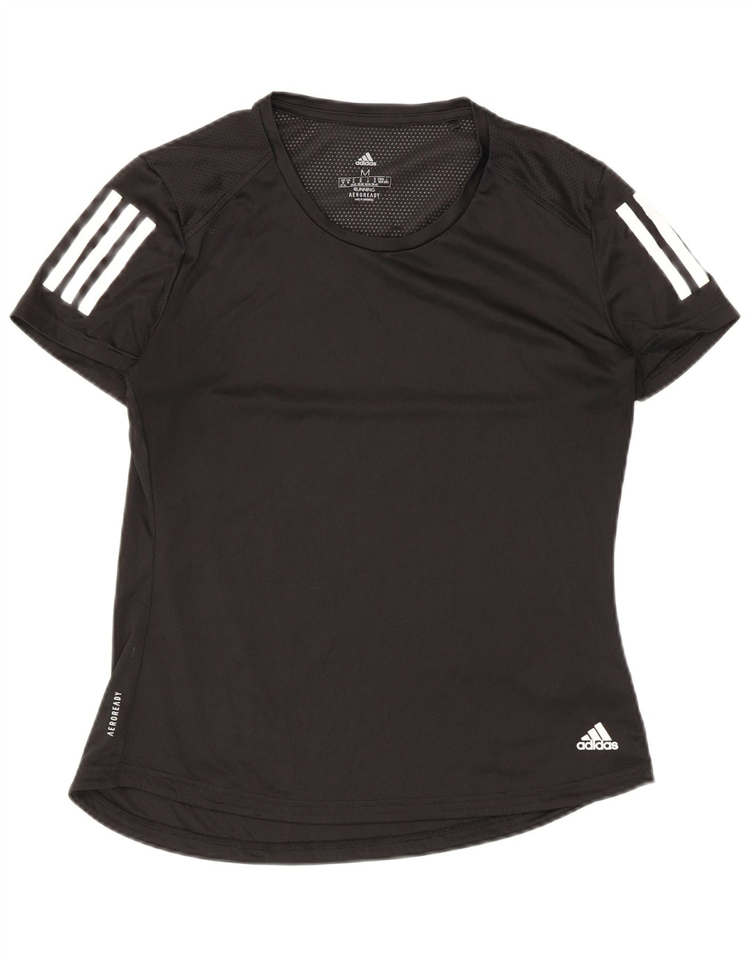 Camiseta Adidas Aeroready Feminina Top UK 12/14 Médio Preto Poliéster