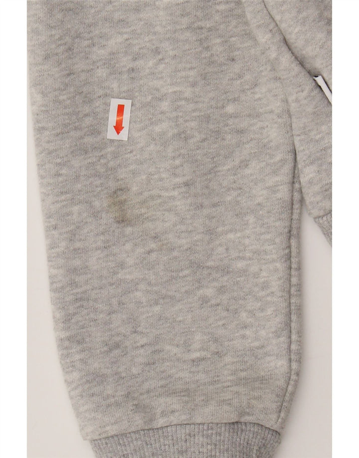 PUMA Womens Graphic Zip Hoodie Sweater UK 16 Large  Grey Cotton Vintage Puma and Second-Hand Puma from Messina Hembry 