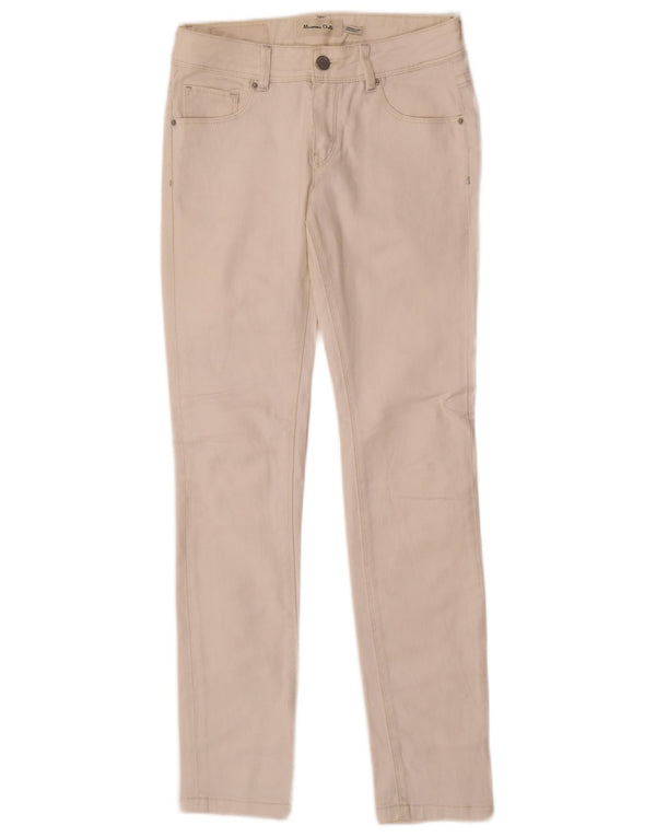 Jeans skinny feminino Massimo Dutti W26 L28 branco