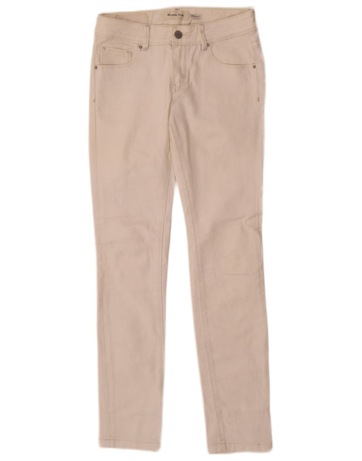 Jeans skinny feminino Massimo Dutti W26 L28 branco