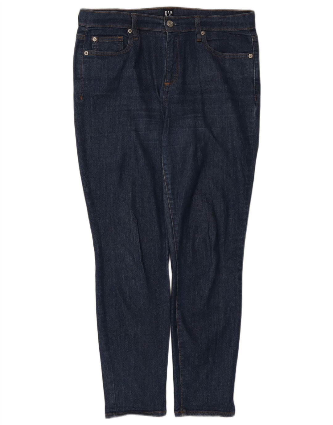 Jeans Slim Feminino Gap W32 L27 Algodão Azul Marinho