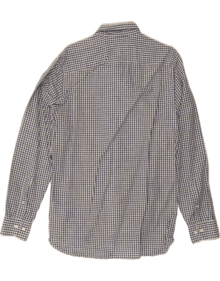 TOMMY HILFIGER Mens Shirt Medium Blue Gingham Linen Vintage Tommy Hilfiger and Second-Hand Tommy Hilfiger from Messina Hembry 