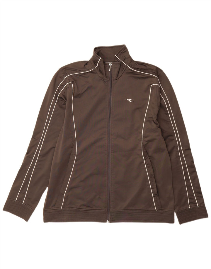 Jaqueta feminina de treino DIADORA UK 18 XL cinza