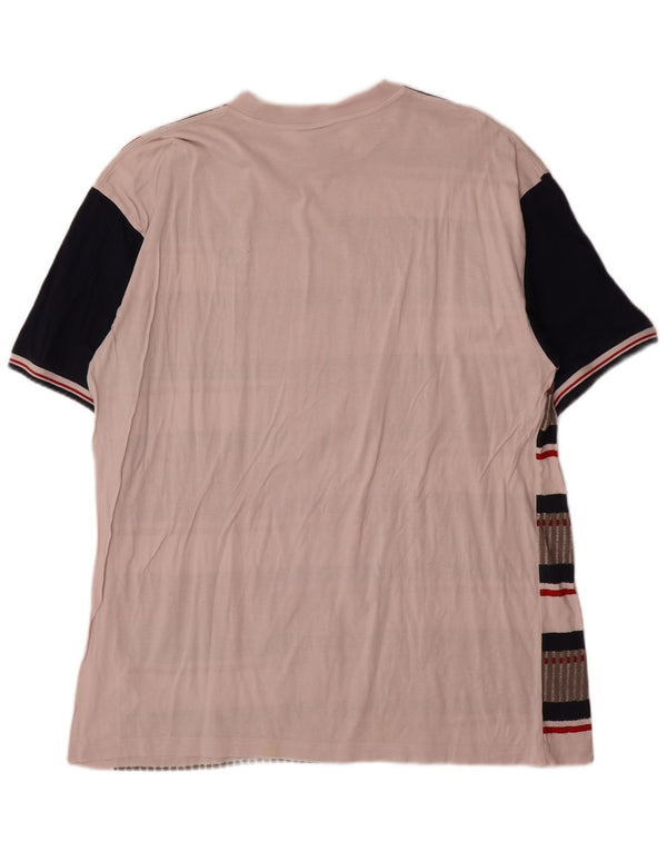 Camiseta masculina Lotto Top 2XL algodão listrado multicolorido