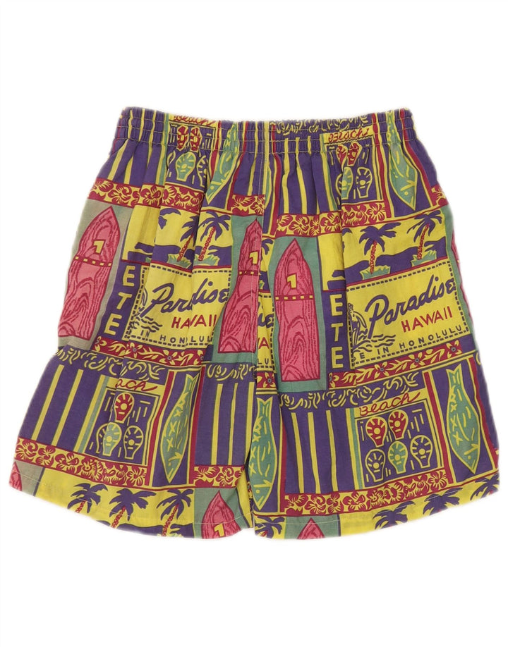 Sinful Mens Graphic Sport Shorts grandes retalhos multicoloridos havaianos