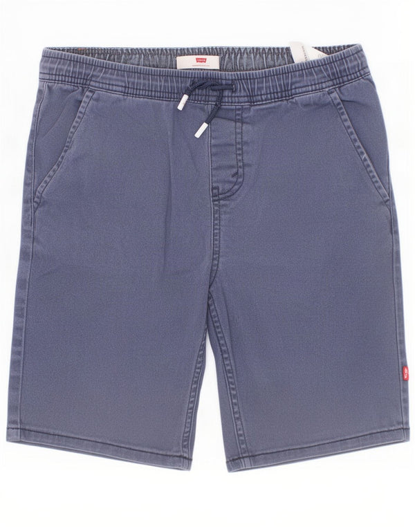 Shorts Chino Levi's Boys 10-11 Anos Médio W30 Azul Marinho Algodão
