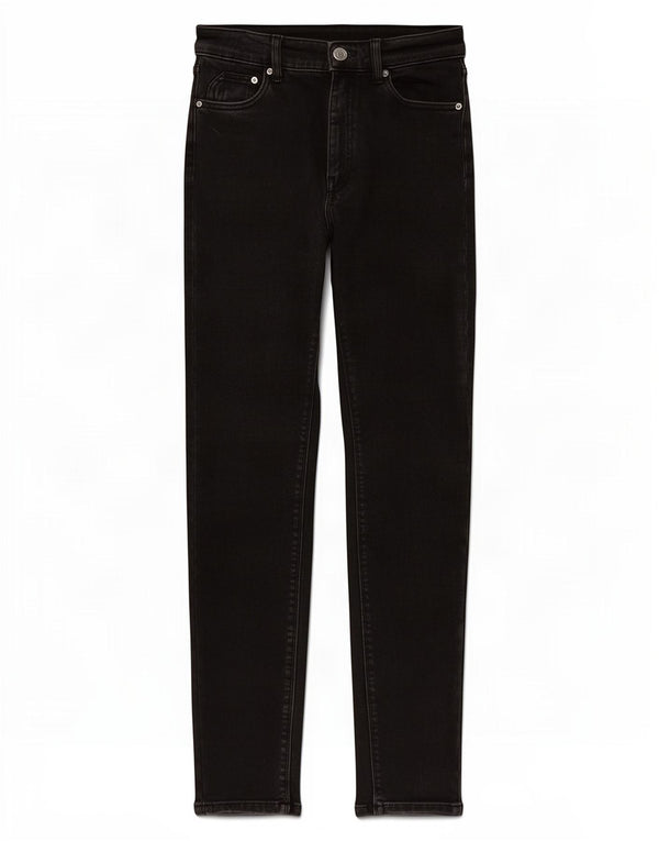 Calça jeans skinny feminina Massimo Dutti EU 36 XS W26 L29 algodão preto
