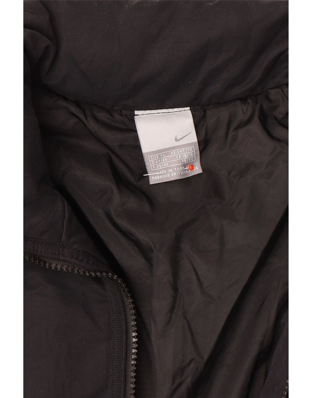 Jaqueta corta-vento Nike feminina UK 16/18 XL preta
