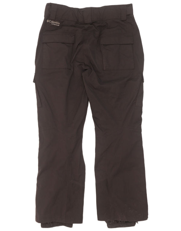 Columbia Mens Omni-Tech Cargo Ski Calças XL Preto Nylon