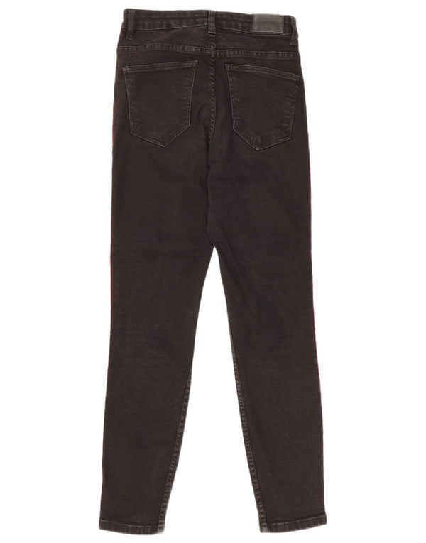 Zara Womens Trafaluc Skinny Jeans EU 38 Pequeno W28 L26 Preto Colourblock