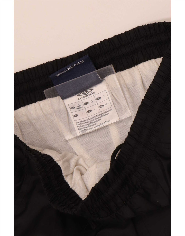 Calça impermeável masculina Umbro grande nylon preto