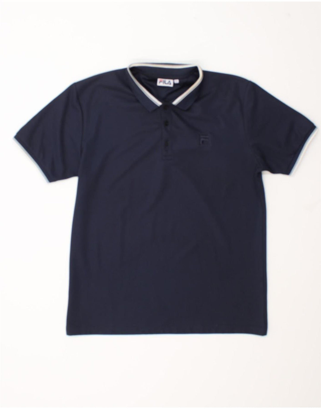 Camisa polo masculina Fila grande azul marinho