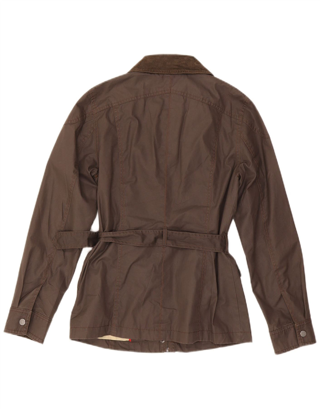 Jaqueta feminina de algodão encerado autograph Marks & Spencer Reino Unido 8 pequeno cáqui
