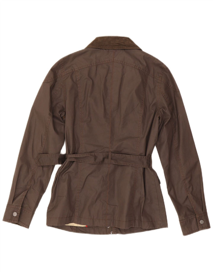 Jaqueta feminina de algodão encerado autograph Marks & Spencer Reino Unido 8 pequeno cáqui