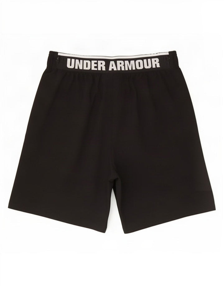 Shorts esportivos gráficos masculinos Under Armour grandes pretos