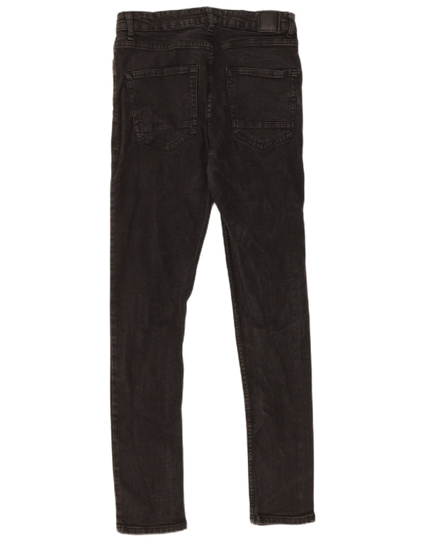 Bench Mens Skinny Jeans W32 L32 Algodão Preto