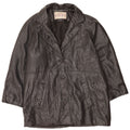 Jaqueta de couro feminina Mary Anne UK 18 XL preta