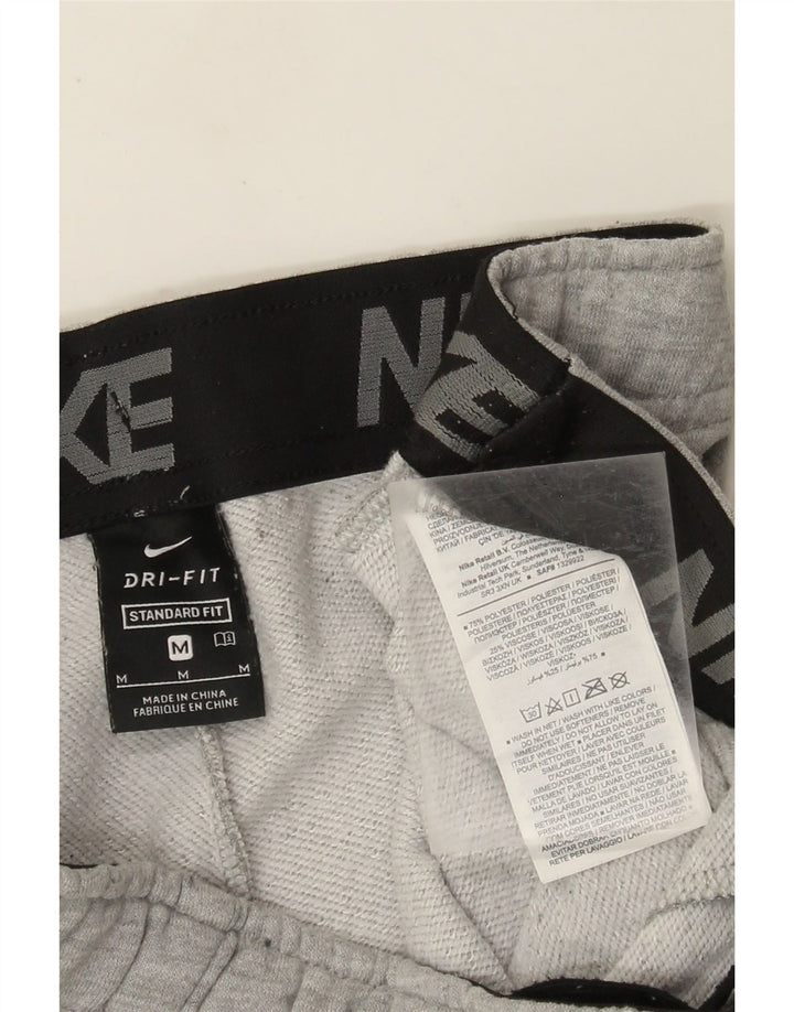 Nike Mens Dri Fit Calças de treino Joggers cinza médio manchado