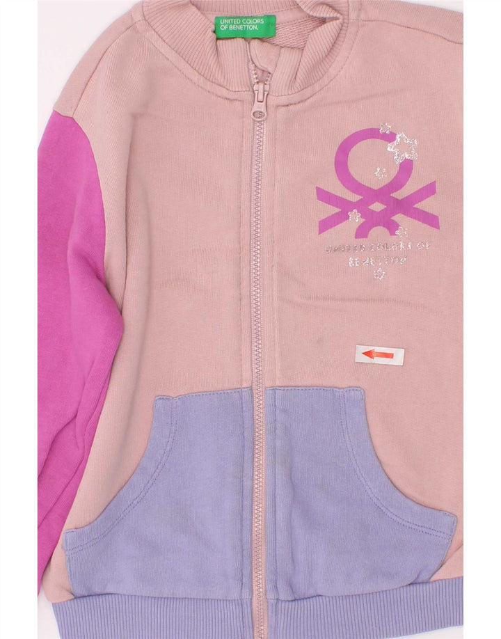 Casaco de treino feminino Benetton 2-3 anos Colorblock multicolorido